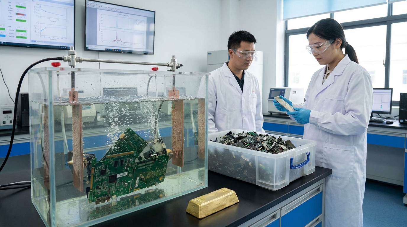 В Китае представлен революционный способ извлечения драгметаллов из электронного мусора