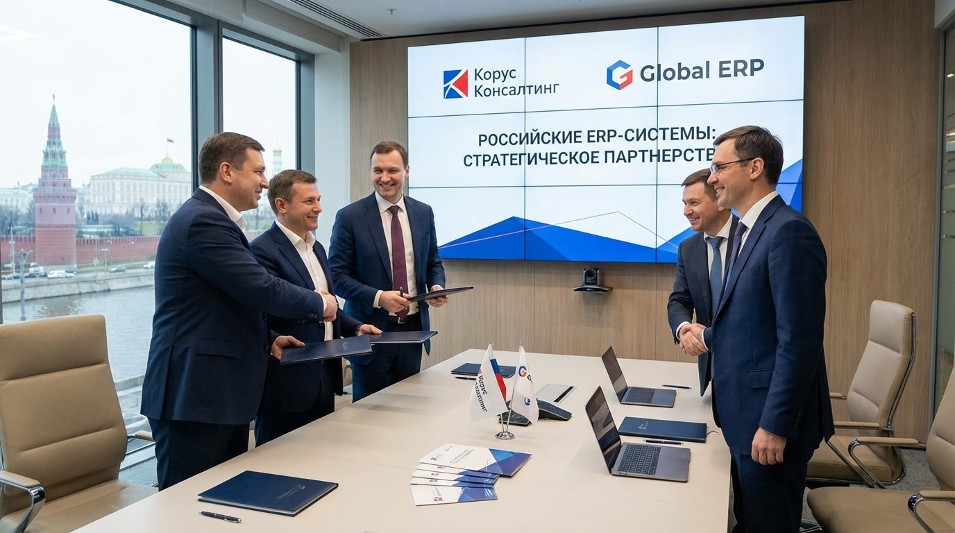 Партнерство между «Корус Консалтинг» и Global ERP в сфере российских ERP-систем