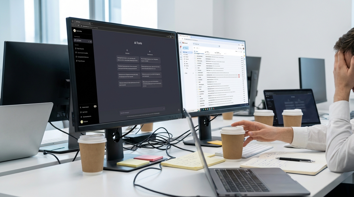 Искусственный интеллект: Парадокс увеличения рабочей нагрузки