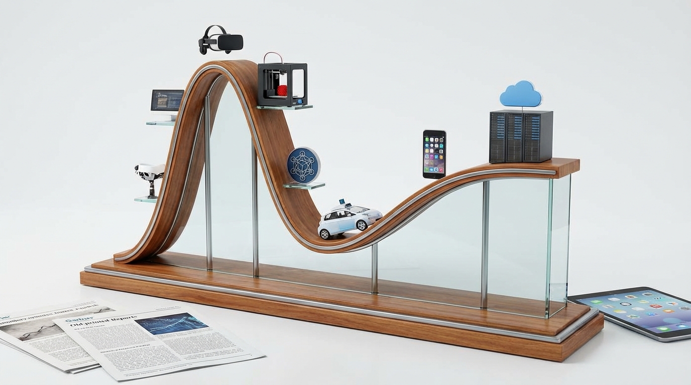 Кривая хайпа Гартнера: 30 лет прогнозирования технологических трендов