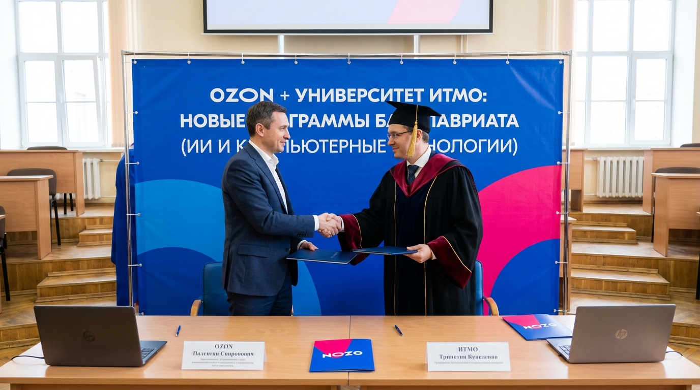 Ozon и Университет ИТМО запускают новые программы бакалавриата в области искусственного интеллекта и компьютерных технологий