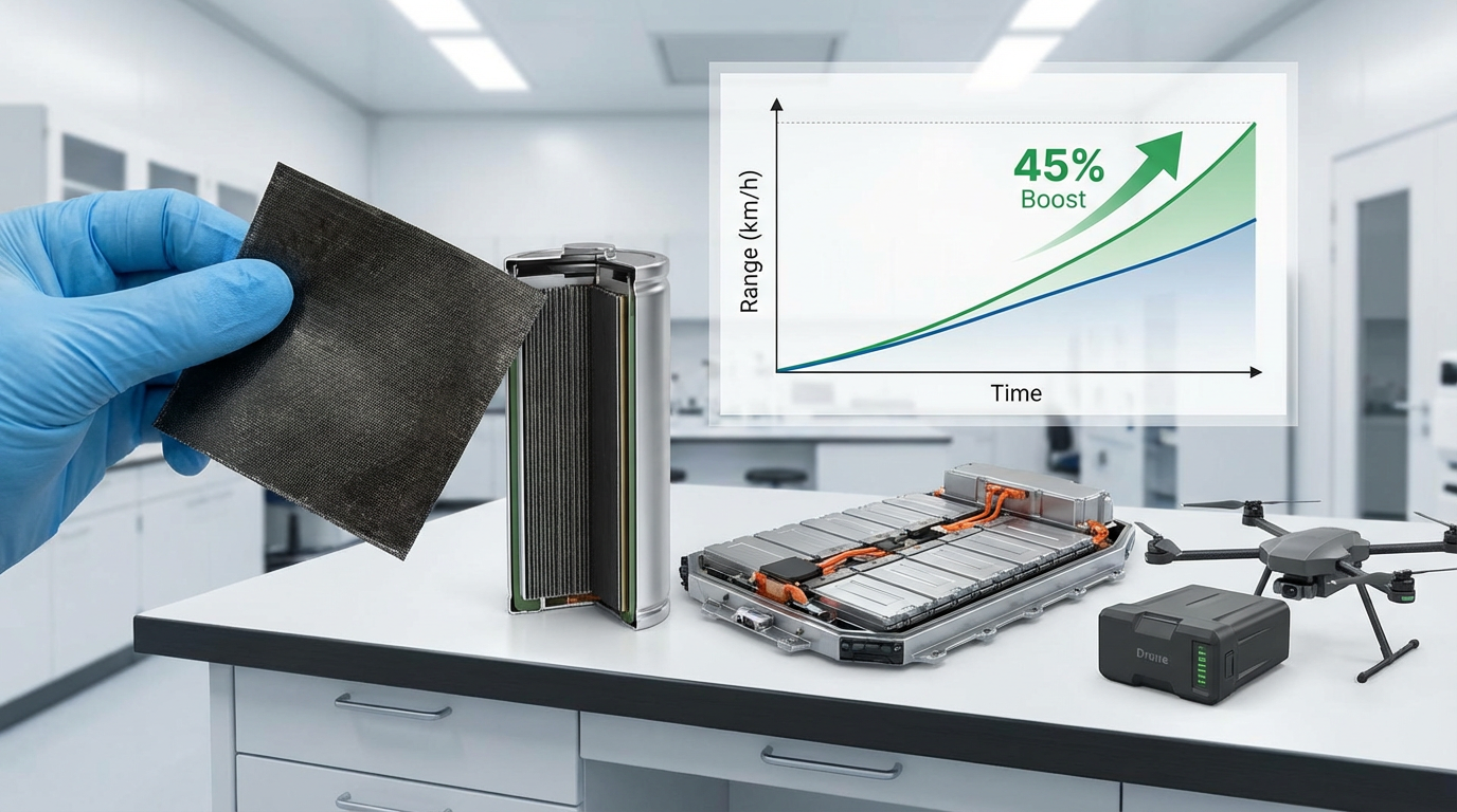 Новый анод от Solidion Technology увеличивает запас хода электромобилей и дронов на 45%