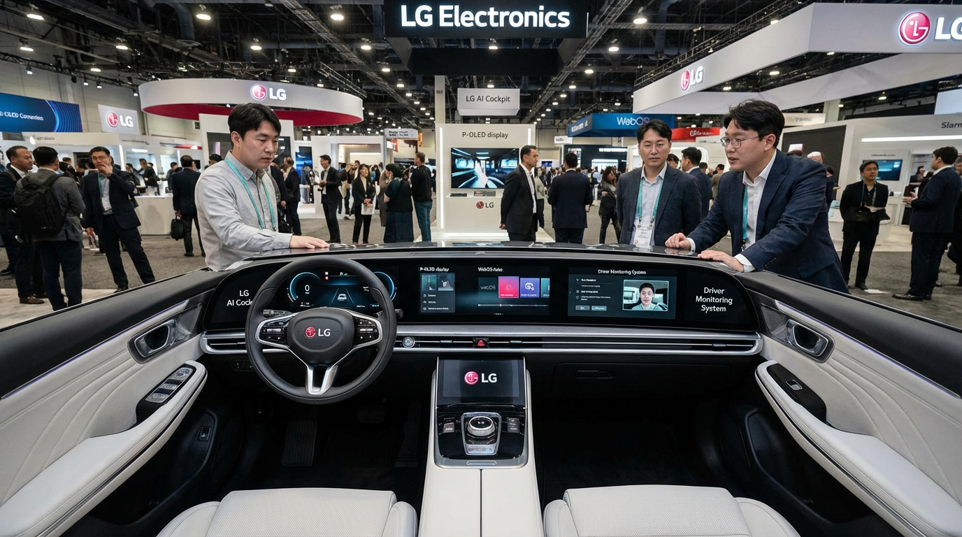 LG представит инновационные автомобильные технологии на CES 2026
