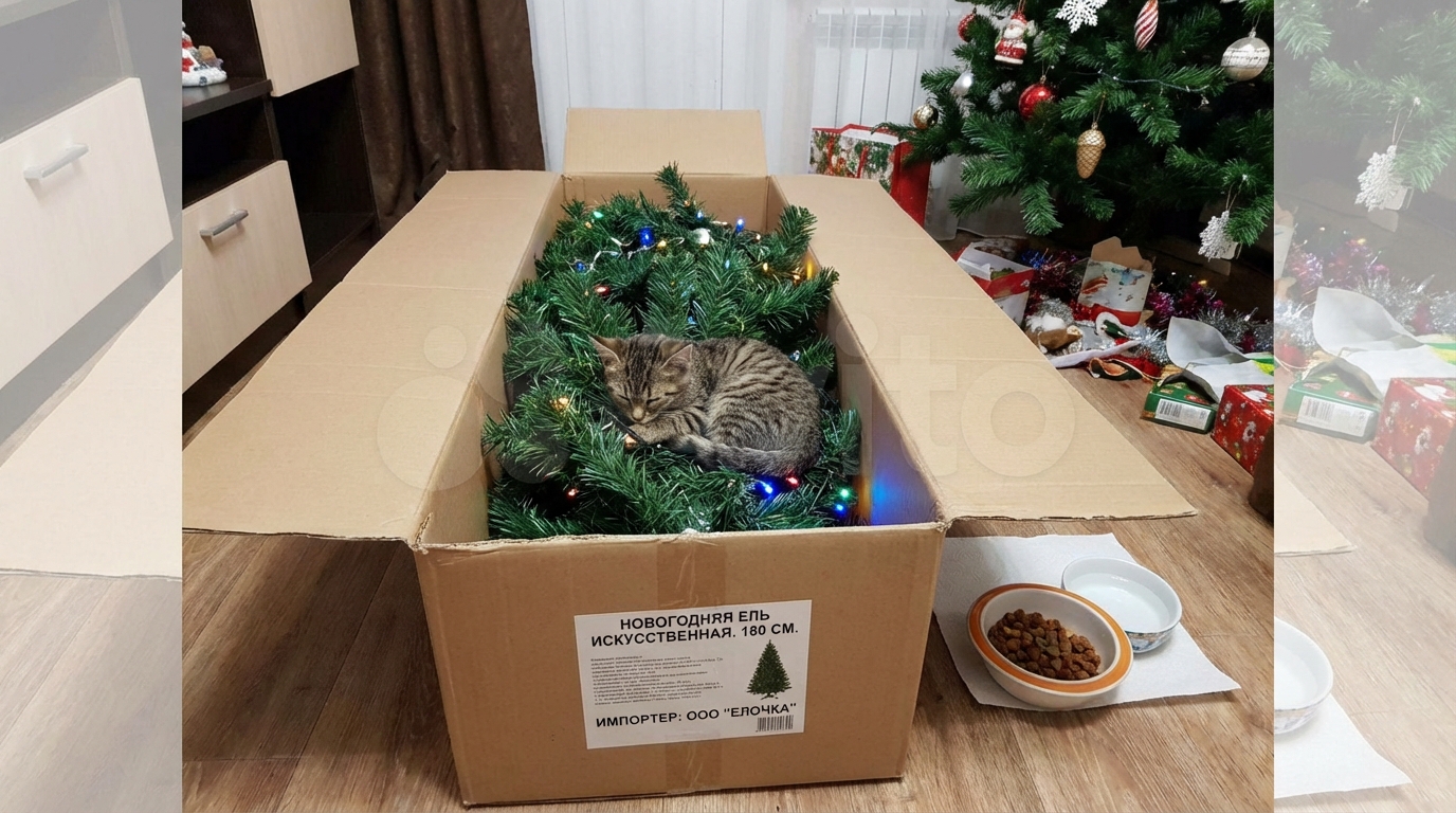 Неожиданная находка под новогодней ёлкой: что спрятано в коробке?