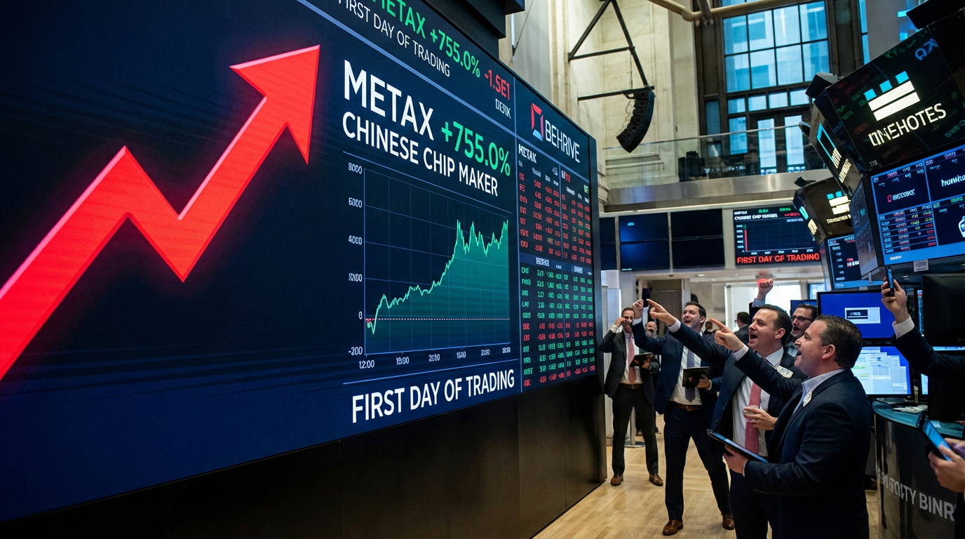 Акции MetaX подскочили на 755% в день своего дебюта на фондовом рынке