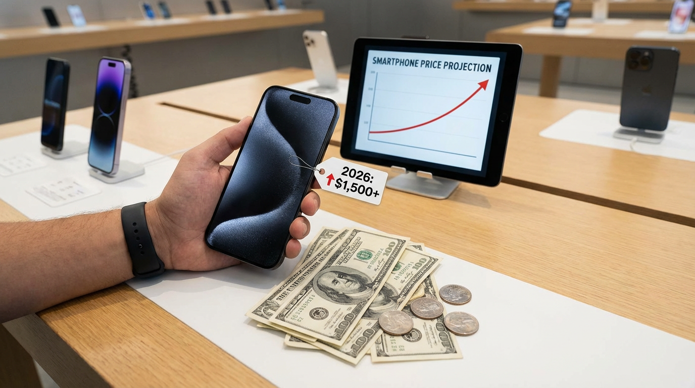 Прогноз: цены на смартфоны могут вырасти на 40% к 2026 году