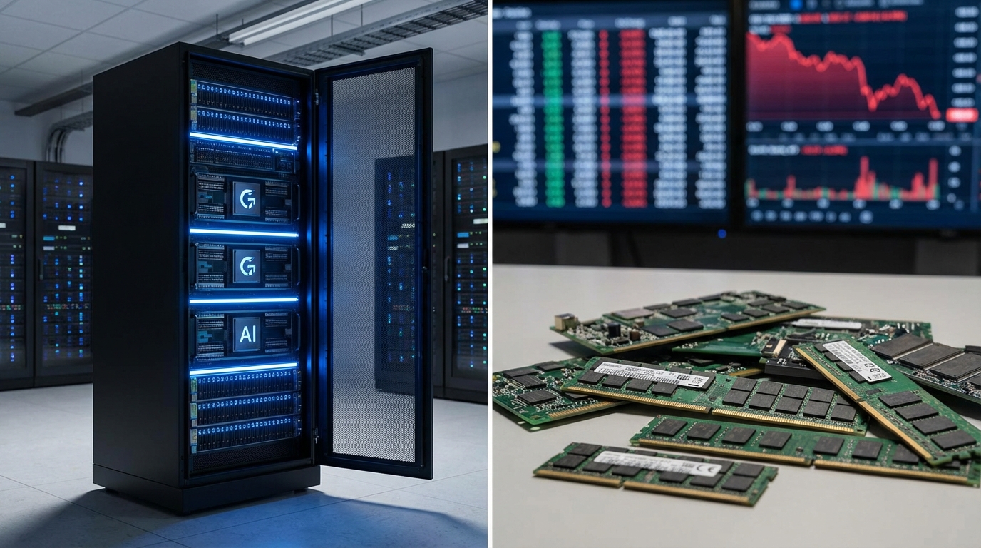 Прорыв в ИИ от Google вызывает падение акций производителей памяти
