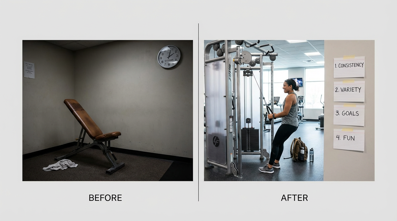 Как я перестал ненавидеть спортзал: четыре правила, которые изменили мои тренировки